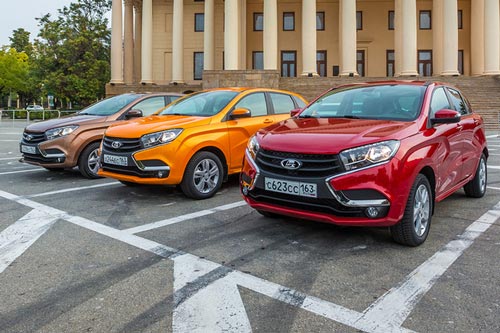 ������� ��������������� �������� ��� �������������� Lada XRAY